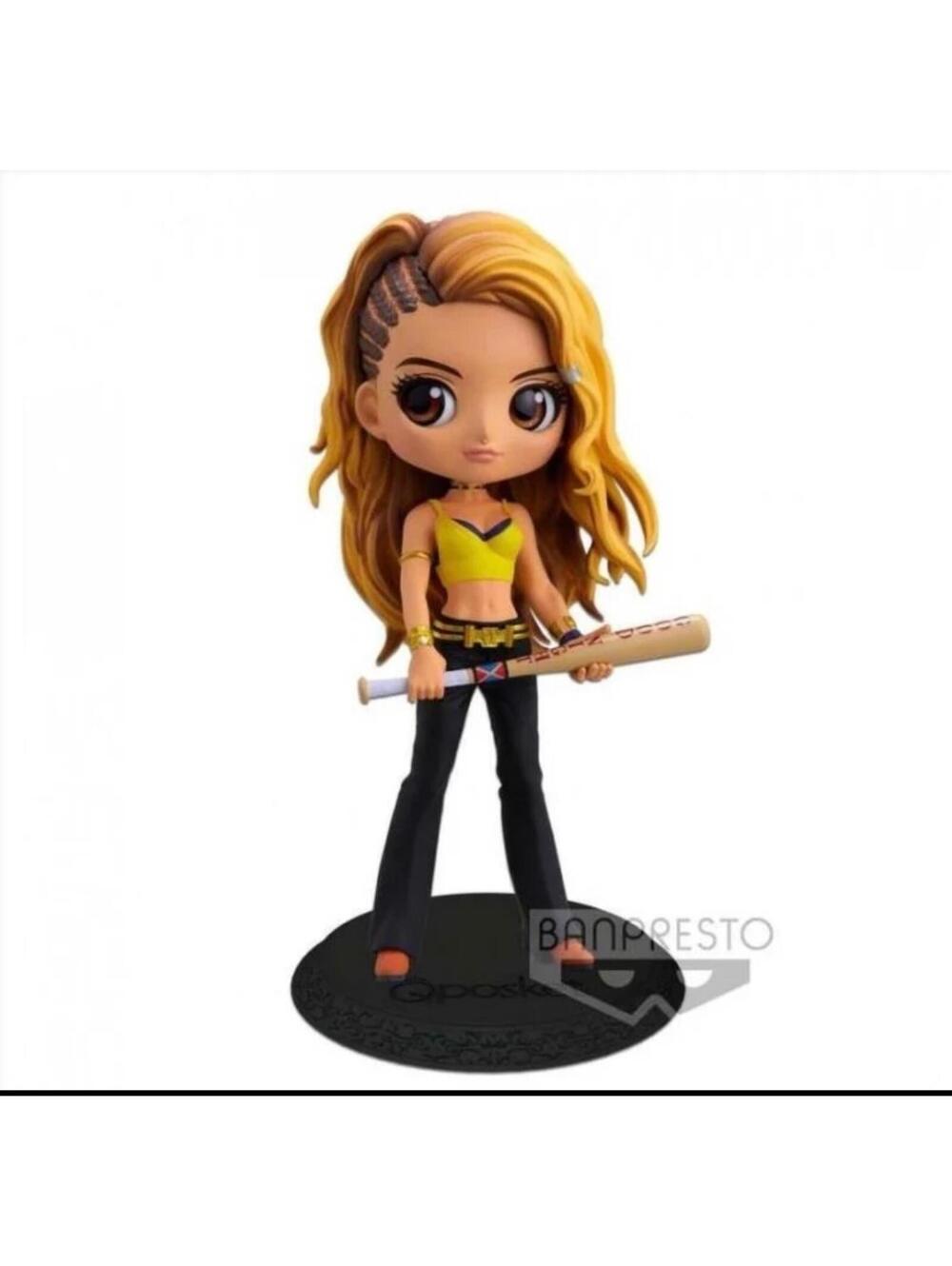 Banpresto Q Posket Black Canary Figure Birds of Prey Yellow Excellent PVC Statue
